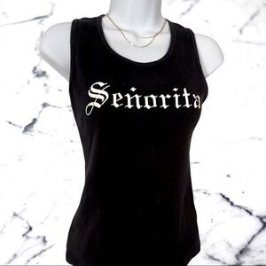 “Senorita” tank top by gadzooks medium